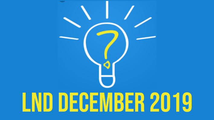 Monthly LND Practice Test December 2019 Grade 3