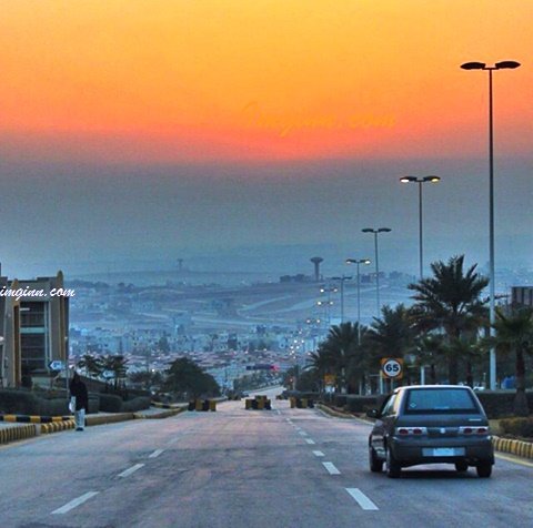 Beautiful View of Bahria Town phase 8. Superior Infrastructure and peaceful environment make the sunset a remarkable one.