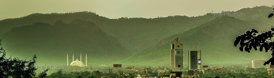 One of the best photos of Islamabad.While the night is ready to embrace the day is its arms and the fog is covering up the highlands of Islamabad