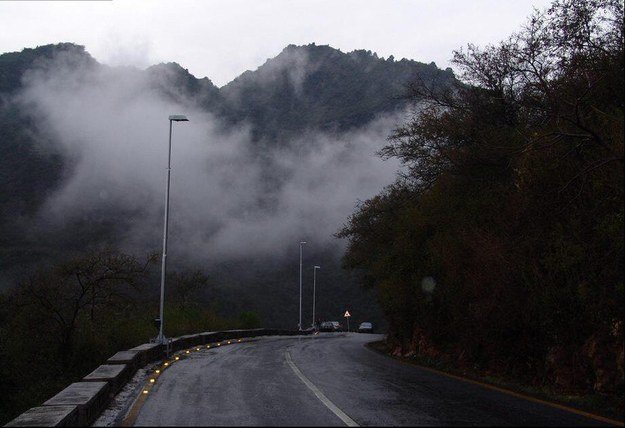 Islamabad beauty is enhanced in the season of winter. As some foggy clouds covering up the Beauty of Margalla hills.