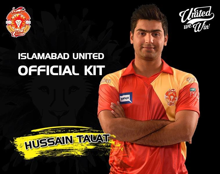 Hussain Talat in Islamabad United Uniform