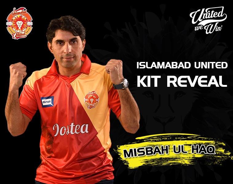 Misbah ul Haq in Islamabad United Uniform