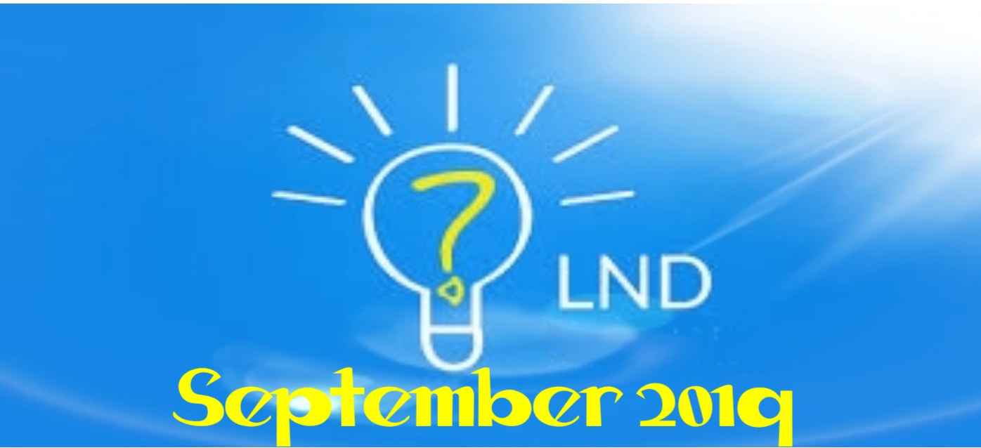 Monthly LND Practice Test September 2019 Grade 3